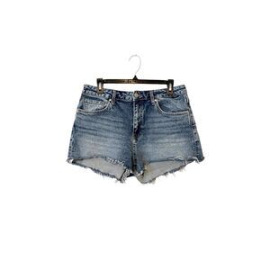 Mavi Rosie High Waist Boyfriend Denim Shorts Size 10/30‎
